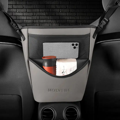 Premium Leather Car Cab Organizer
