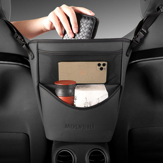 Premium Leather Car Cab Organizer