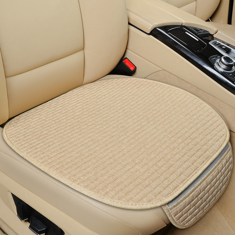 beige seat cover