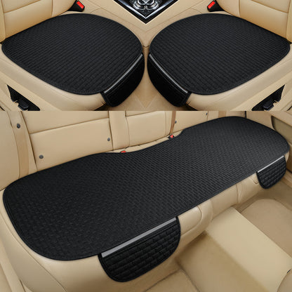 black seat cushion pack front and rear bench
