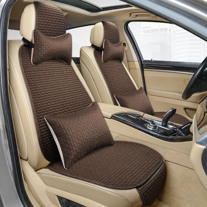 seat cushion driver passenger lumbar support comfort cover