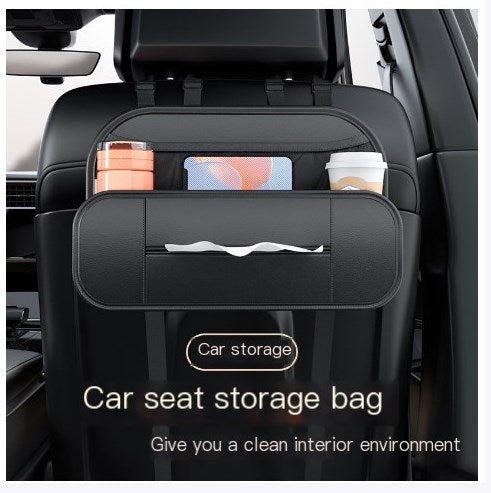 Executive Leather Rear Seat Organizer