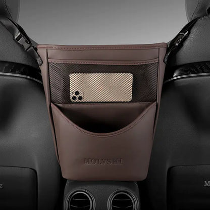 Premium Leather Car Cab Organizer