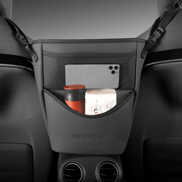 Premium Leather Car Cab Organizer